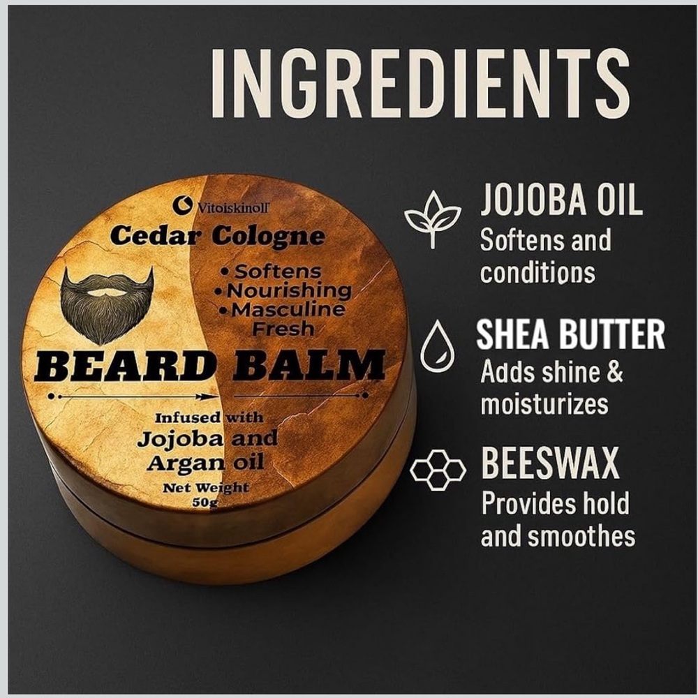 Cedar Cologne Beard Balm